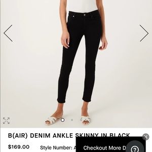 Brand new with tags! 7 for all Mankind black skinny jeans